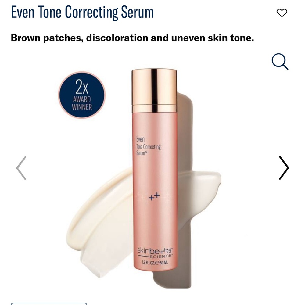 SKIN BETTER SCIENCE - Even Tone Correcting Serum - NEW